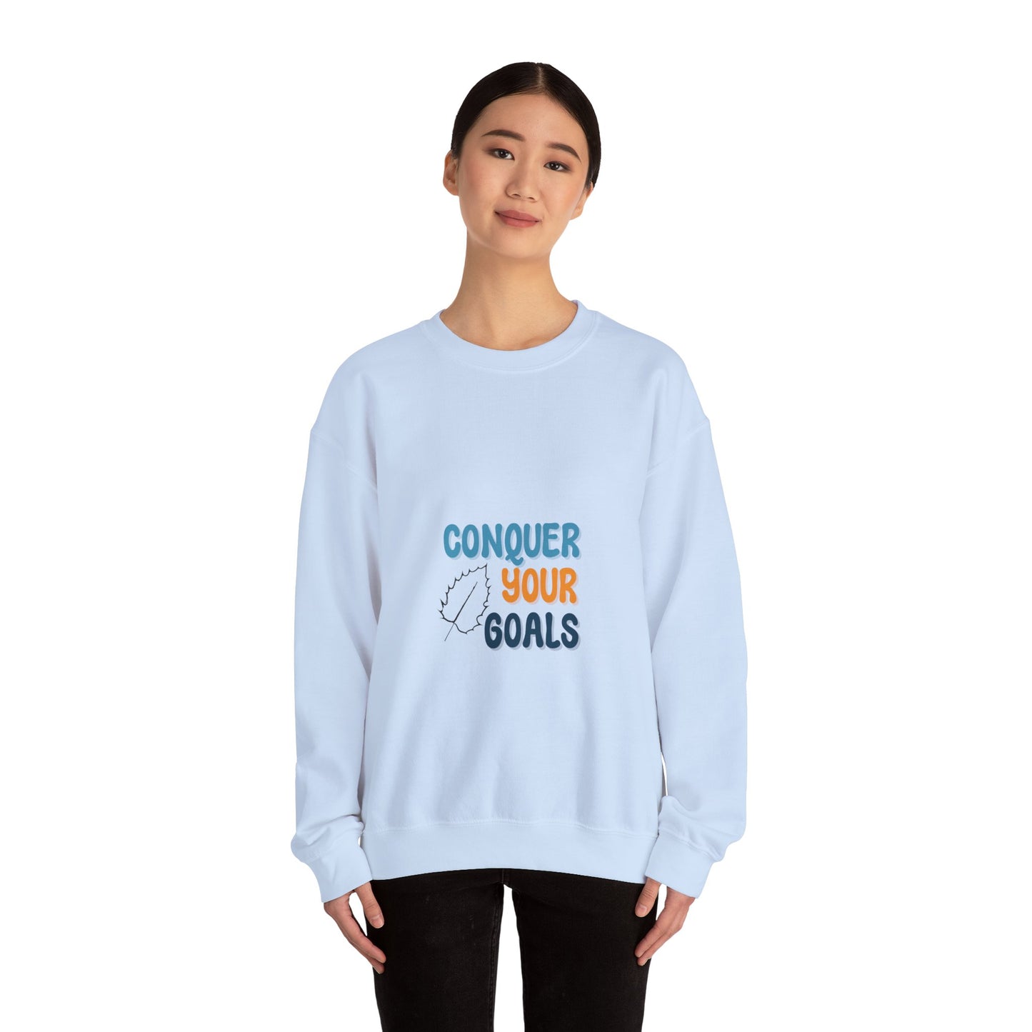 Conquer Your Goals Unisex Heavy Blend™ Crewneck Sweatshirt