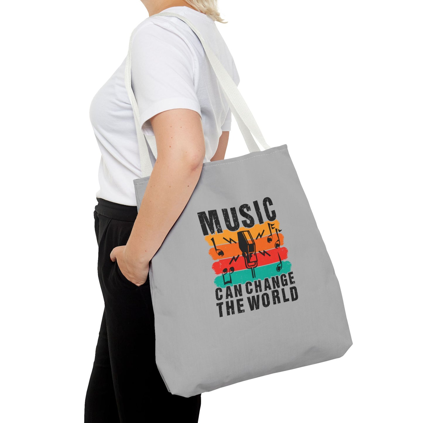 Music Can Change The World Tote Bag (AOP)