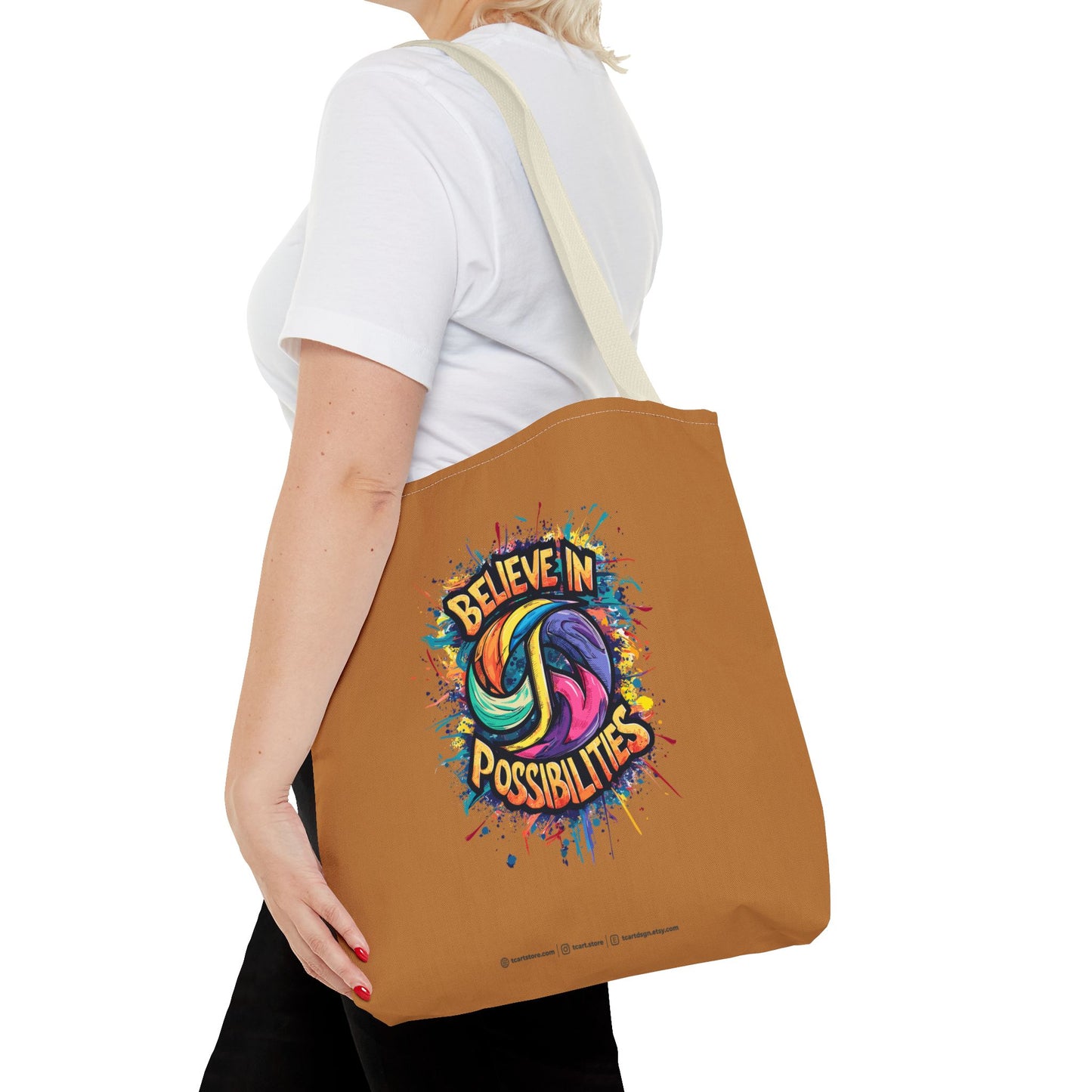 Believe In Possibilities Tote Bag (AOP)