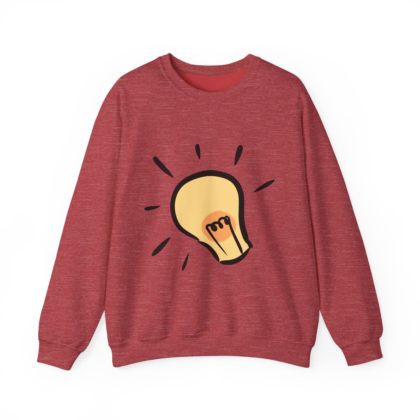 Light Bulb Unisex Heavy Blend™ Crewneck Sweatshirt