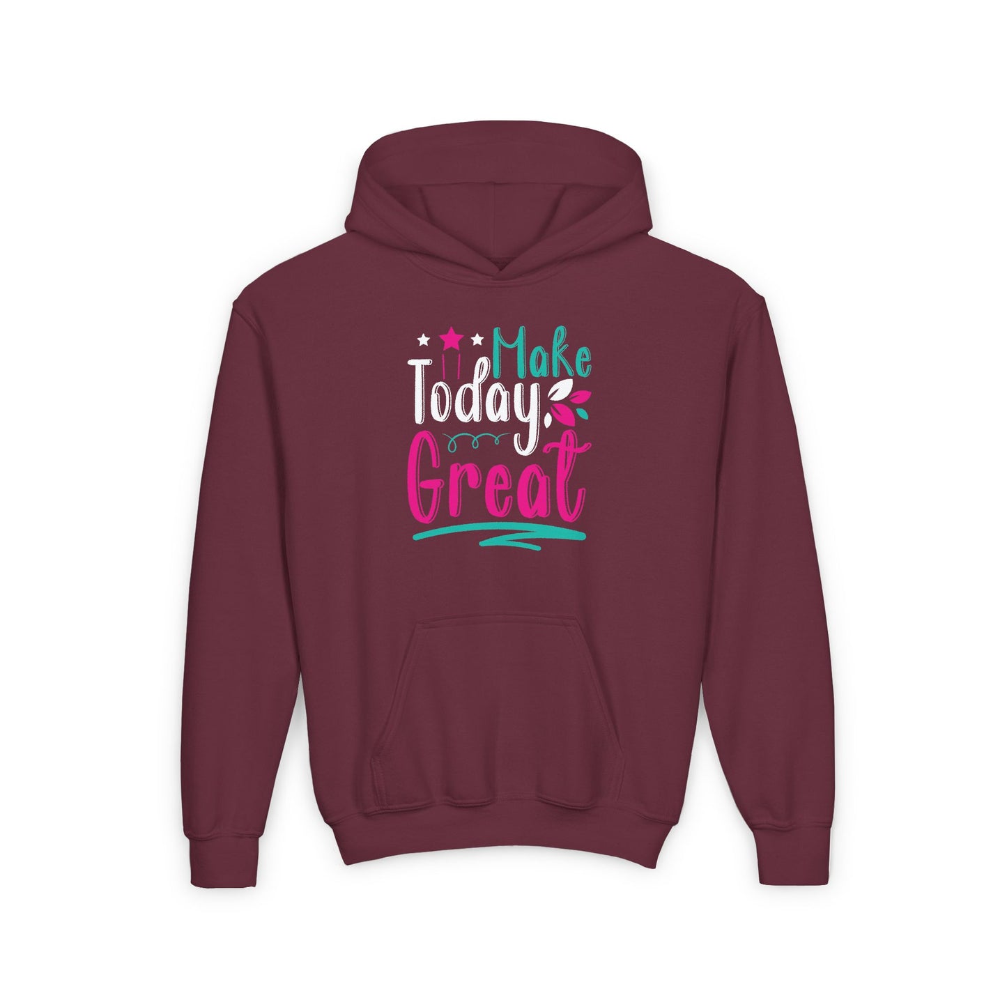 Make Today Great Youth Heavy Blend Hooded Sweatshirt