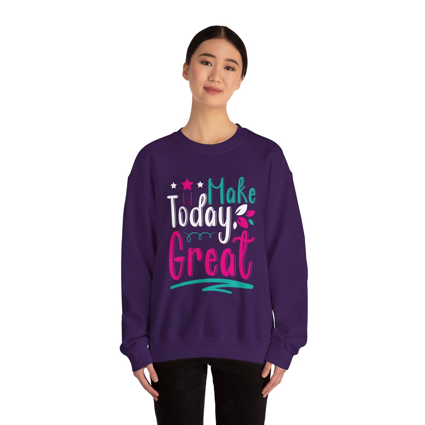 Make Today Great Unisex Heavy Blend™ Crewneck Sweatshirt