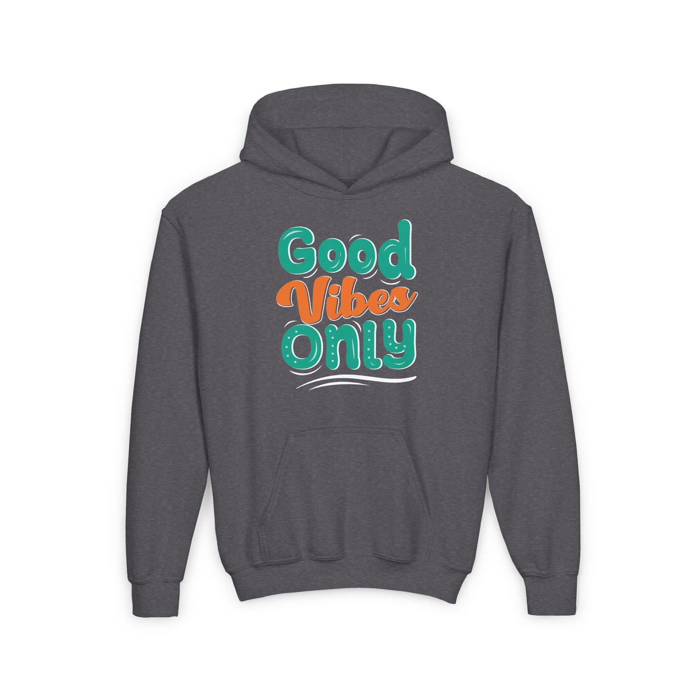 Good Vides Only Youth Heavy Blend Hooded Sweatshirt