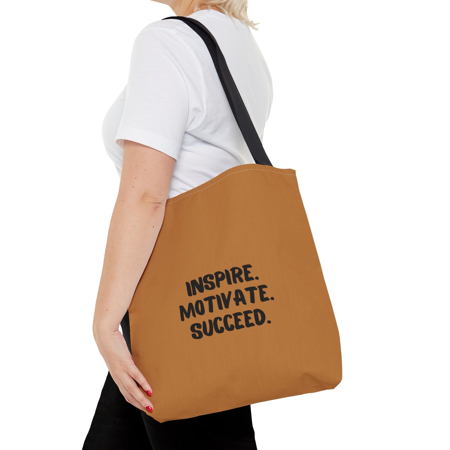 Inspire Motivate Succeed Tote Bag (AOP)