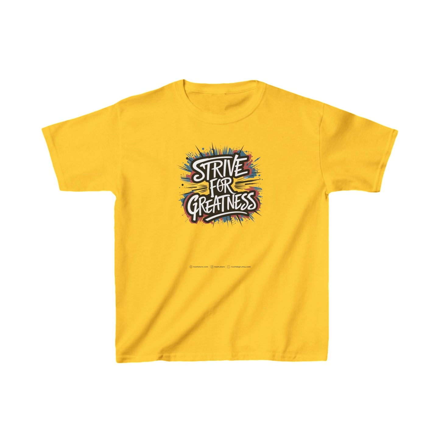 Strive For Greatness Kids Heavy Cotton™ Tee