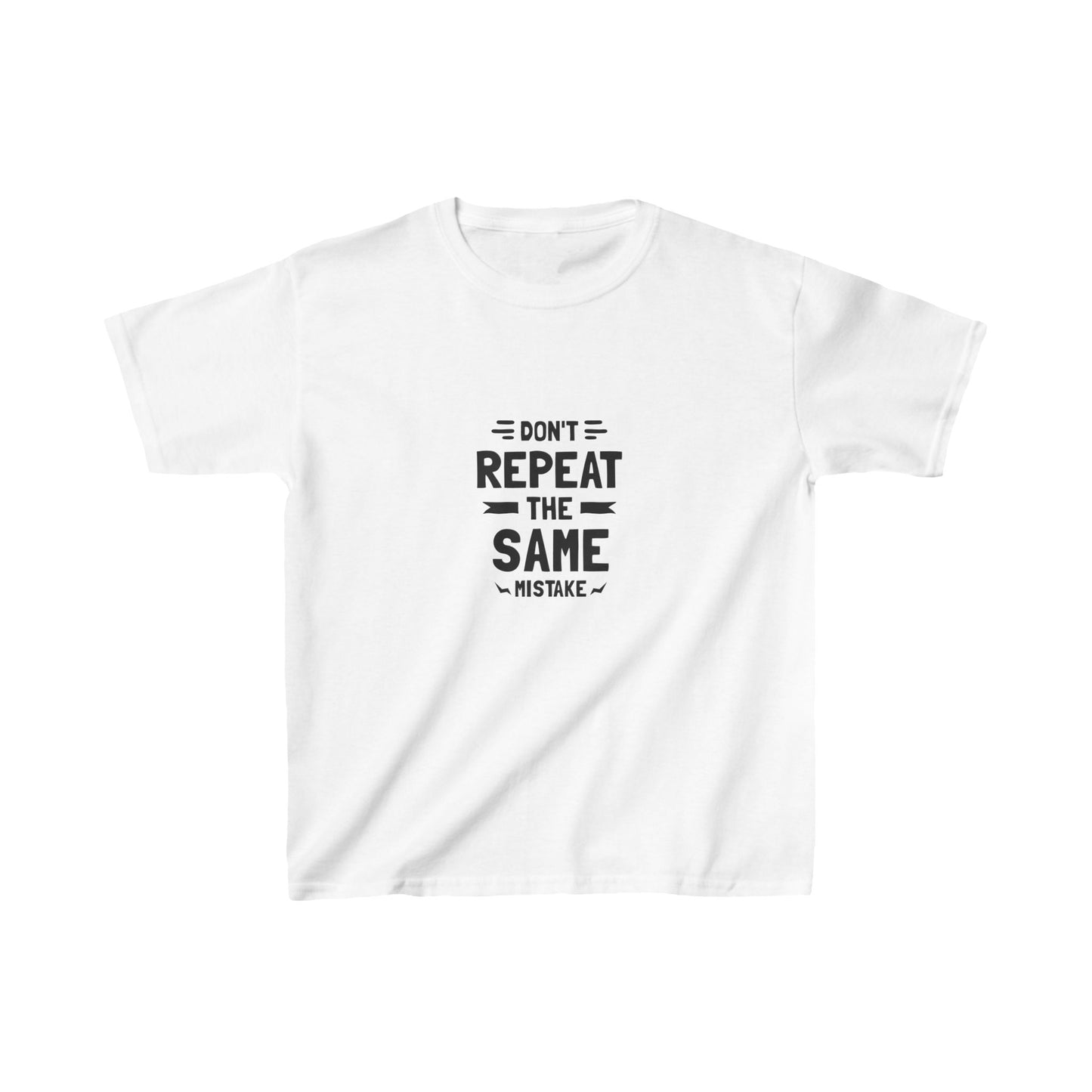 Don't Repeat The Same Mistake Kids Heavy Cotton™ Tee
