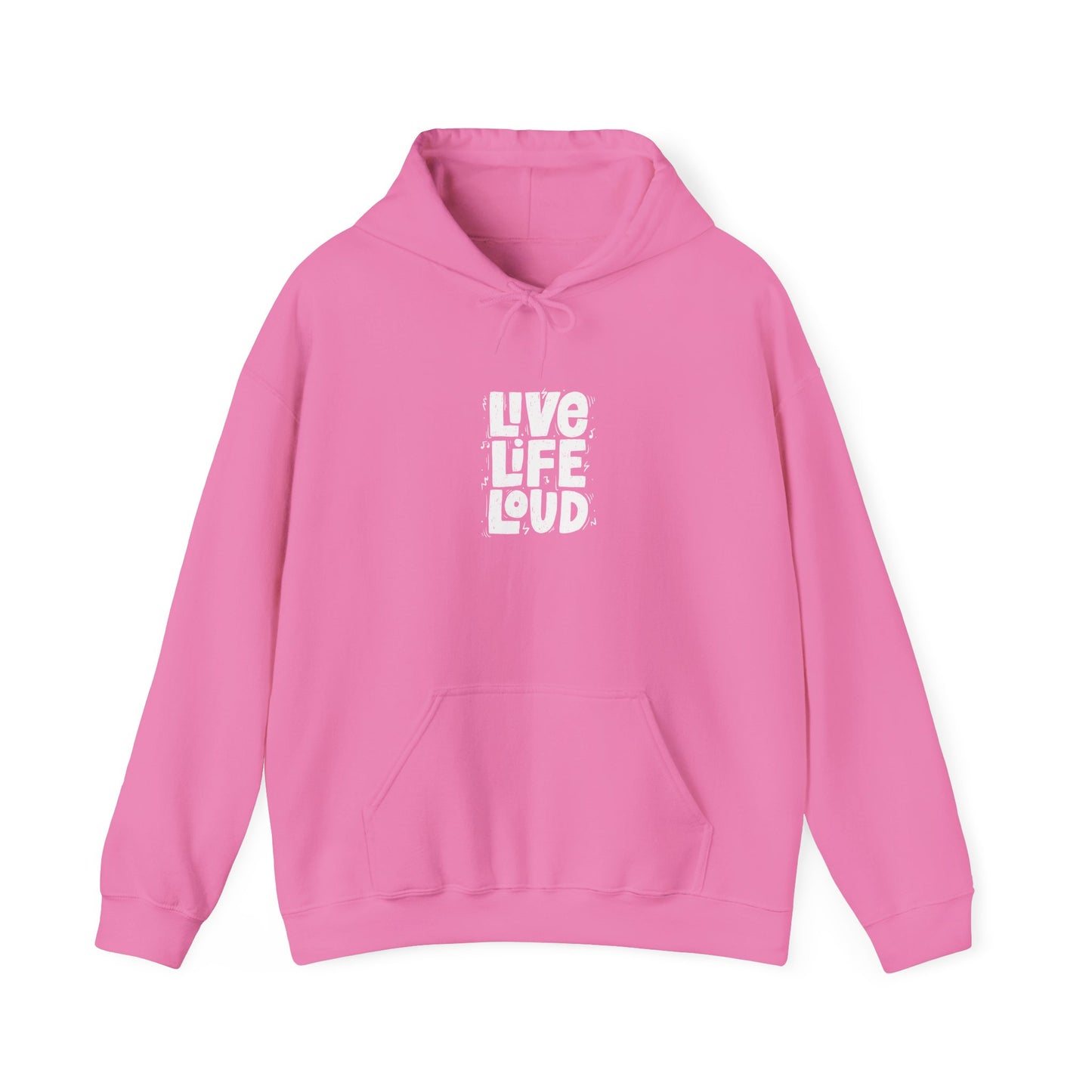 Live Life Loud Unisex Heavy Blend™ Hooded Sweatshirt