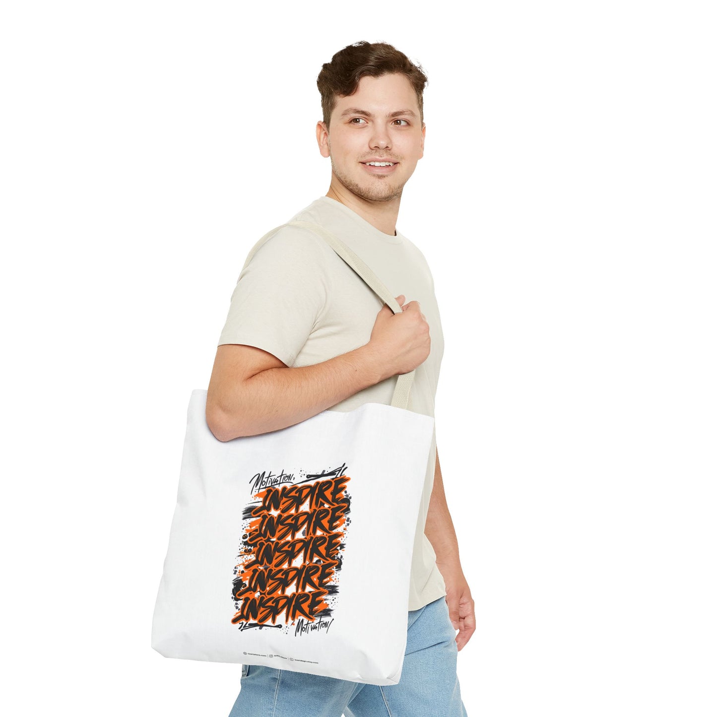 Motivation Inspire Motivation Tote Bag (AOP)