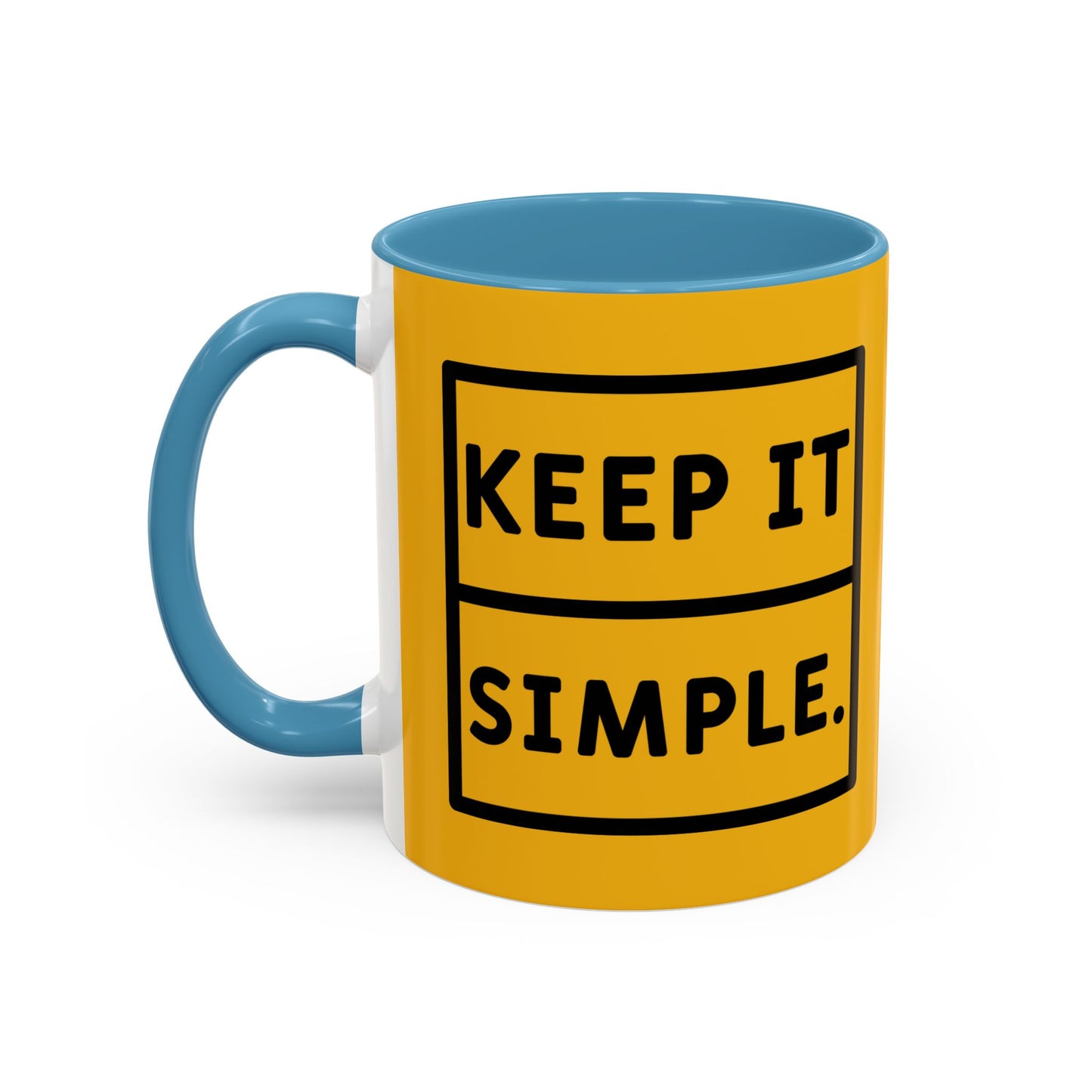 Keep It Simple Accent Coffee Mug (11, 15oz)