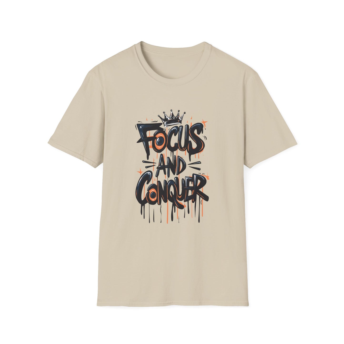 Focus And Conquer Unisex Softstyle T-Shirt
