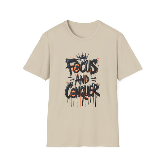 Focus And Conquer Unisex Softstyle T-Shirt
