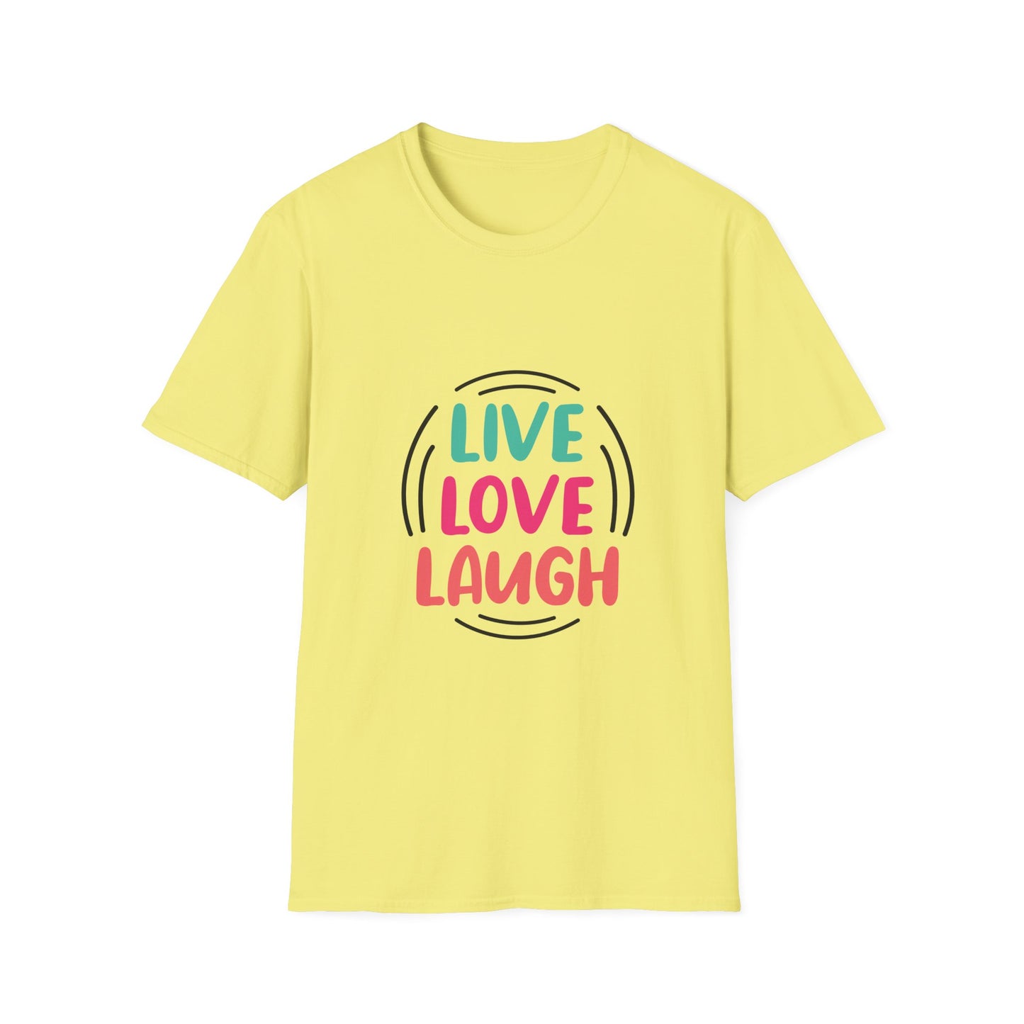 Live Love Laugh Unisex Softstyle T-Shirt