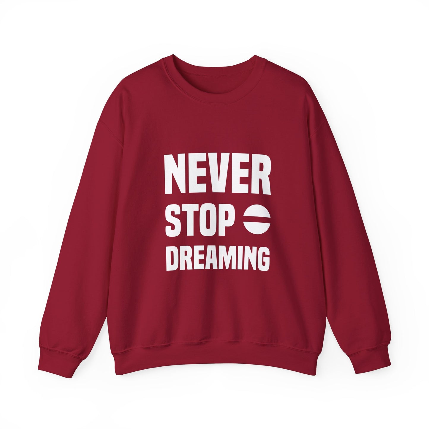 Never Stop Dreaming Unisex Heavy Blend™ Crewneck Sweatshirt
