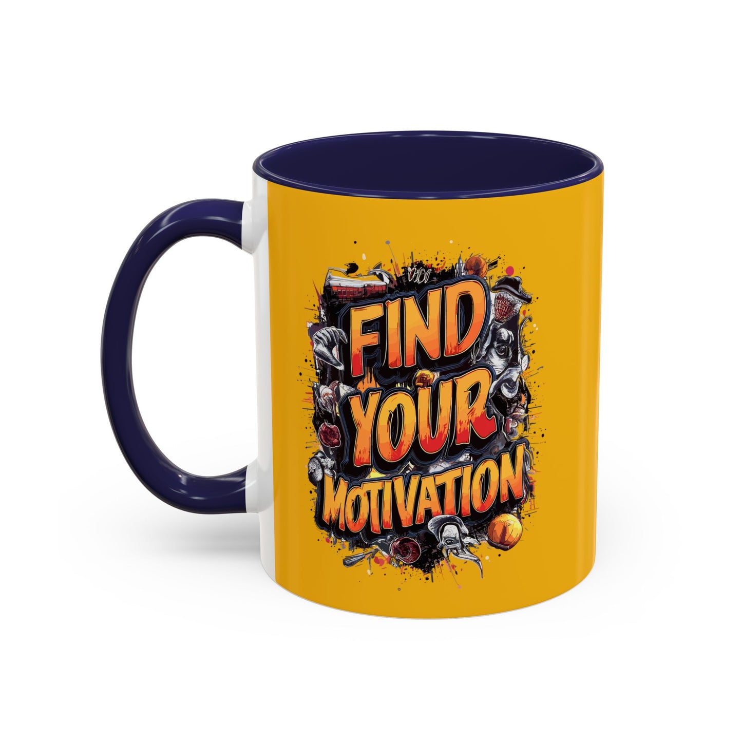 Find Your Motivation Accent Coffee Mug (11, 15oz)