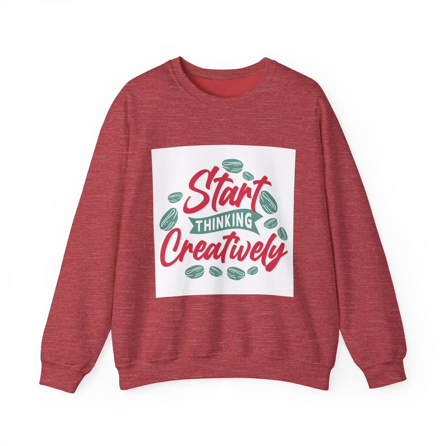 Start Thinking Unisex Heavy Blend™ Crewneck Sweatshirt