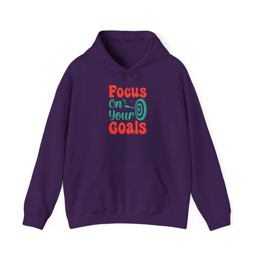 Focus On Your Goals Unisex Heavy Blend™ Hooded Sweatshirt