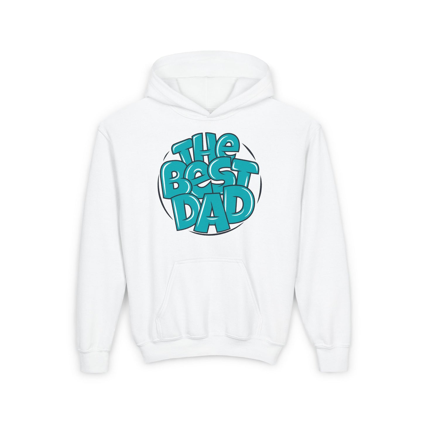 The Best Dad Youth Heavy Blend Hooded Sweatshirt