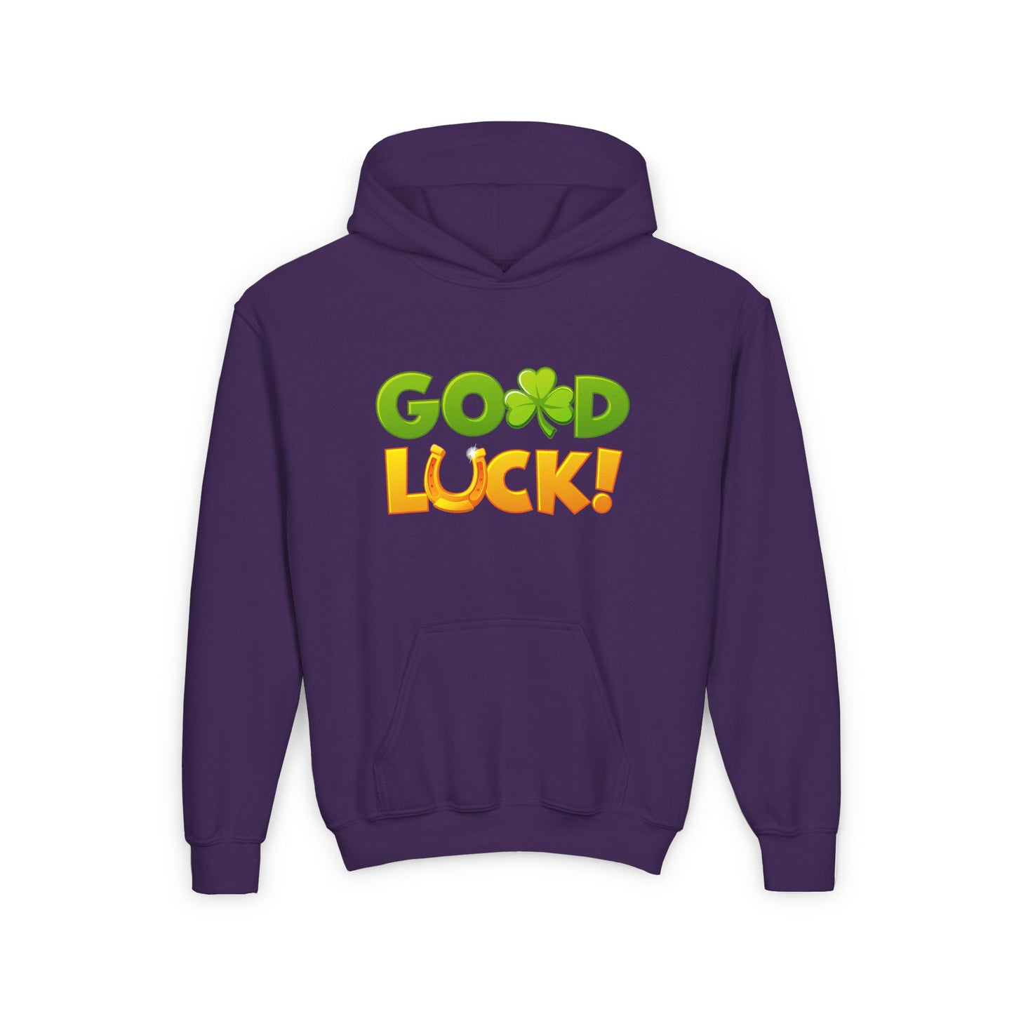 Good Luck Youth Heavy Blend Hooded Sweatshirt