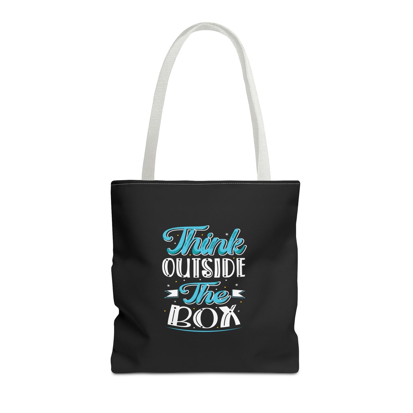 Think Outside The Box Tote Bag (AOP)
