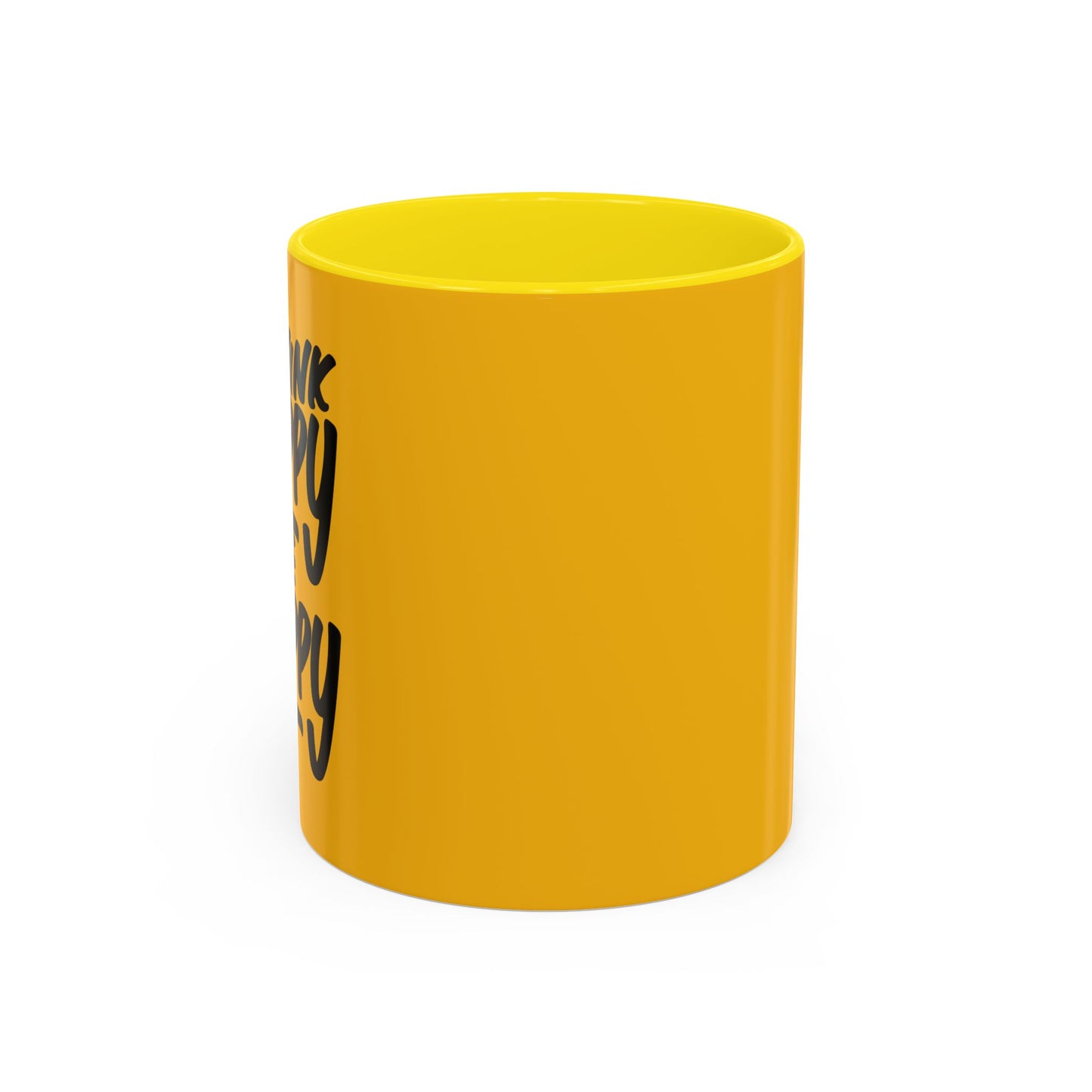 Think Happy Be Happy Accent Coffee Mug (11, 15oz)