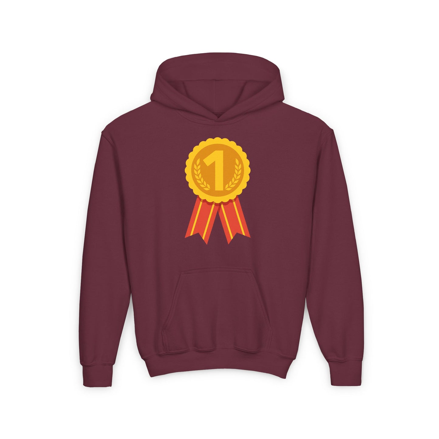 Gold Medal Symbol Youth Heavy Blend Hooded Sweatshirt