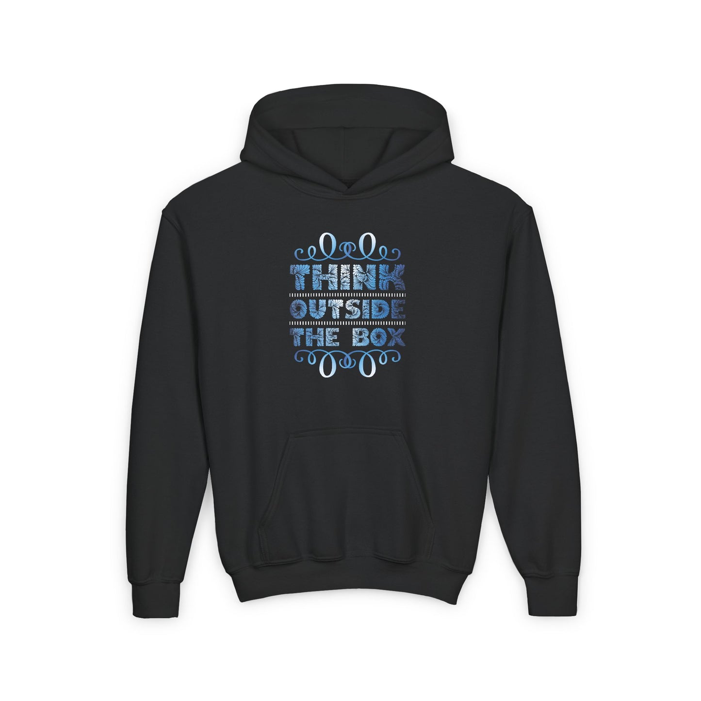 Think Outside The Box Youth Heavy Blend Hooded Sweatshirt