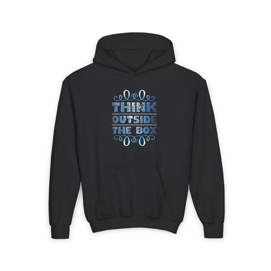 Think Outside The Box Youth Heavy Blend Hooded Sweatshirt