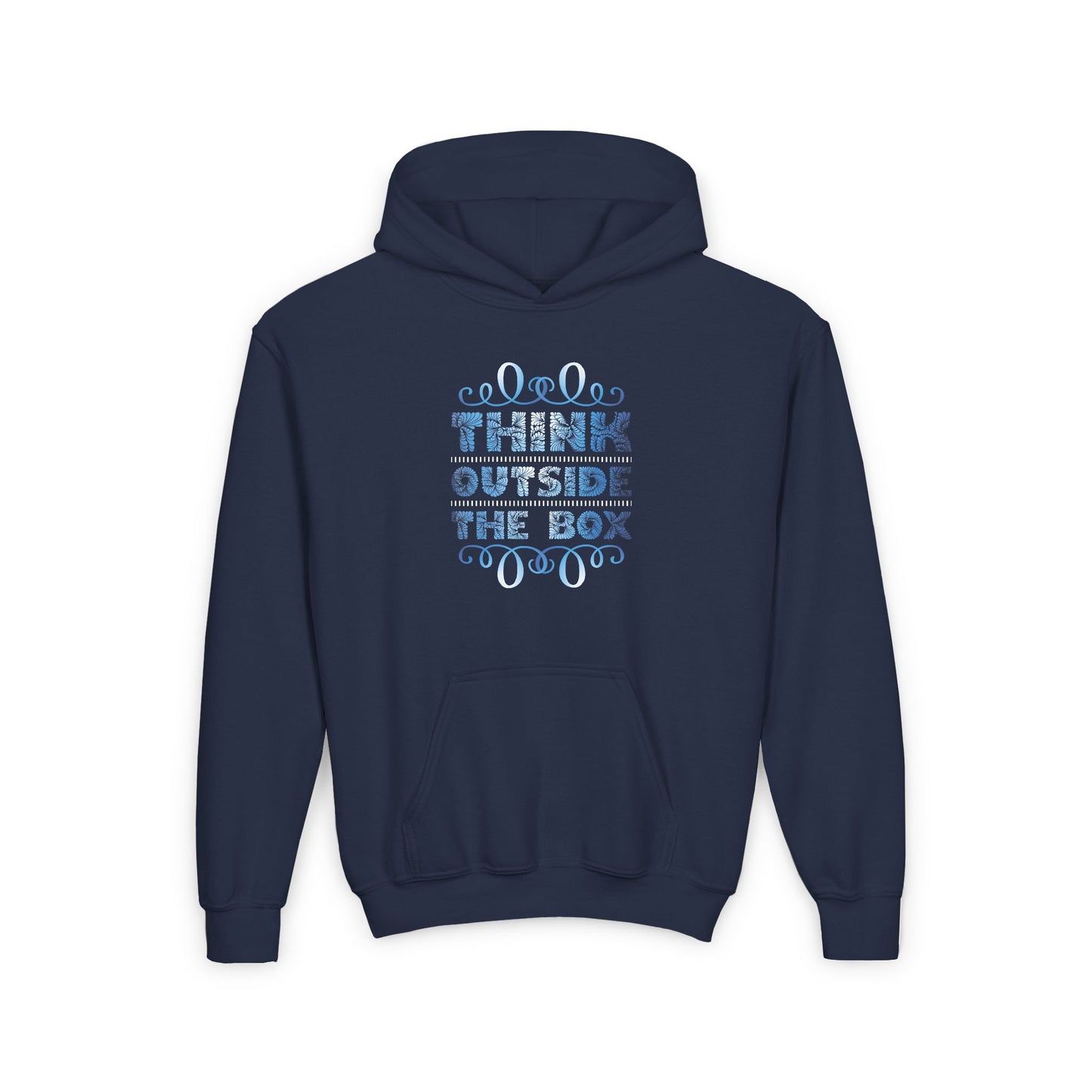 Think Outside The Box Youth Heavy Blend Hooded Sweatshirt