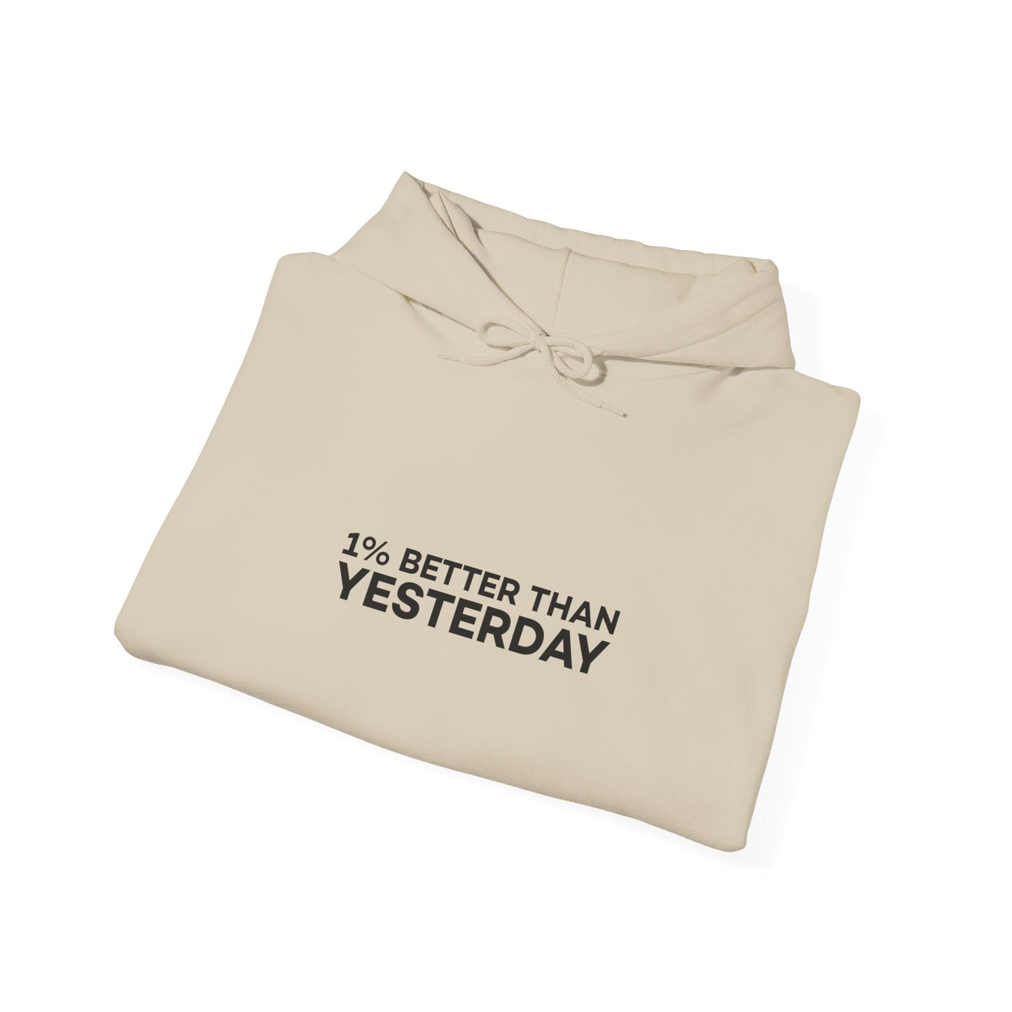 1% Better Than Yesterday Unisex Heavy Blend™ Hooded Sweatshirt