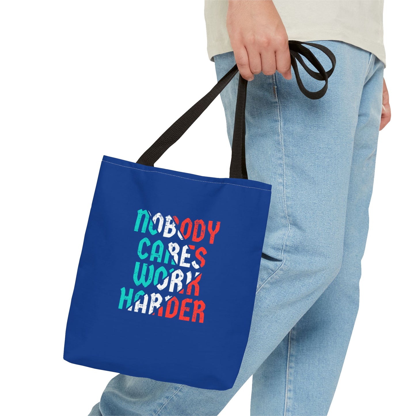 Nobody Cares Work Harder Tote Bag (AOP)
