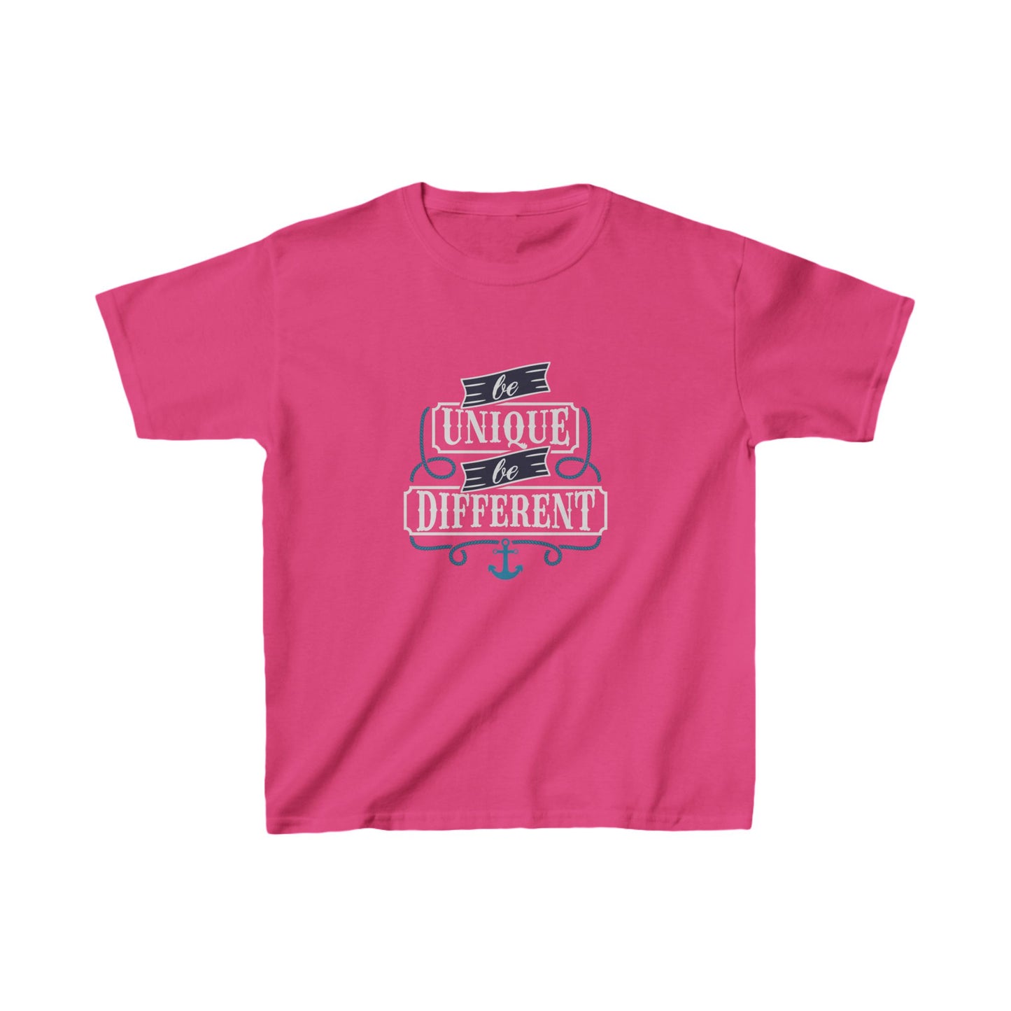 Be Unique Be Different Kids Heavy Cotton™ Tee