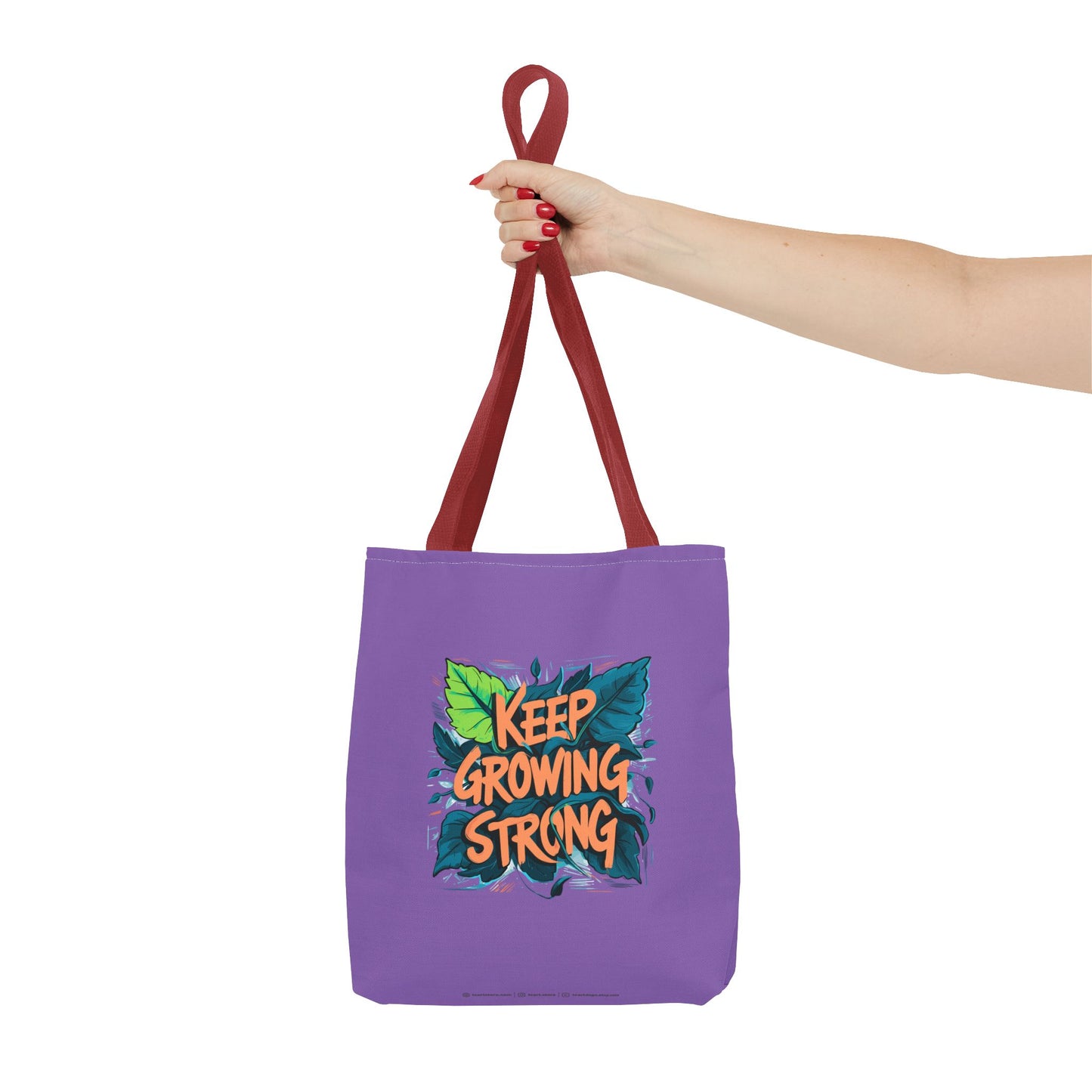 Keep Growing Strong Tote Bag (AOP)
