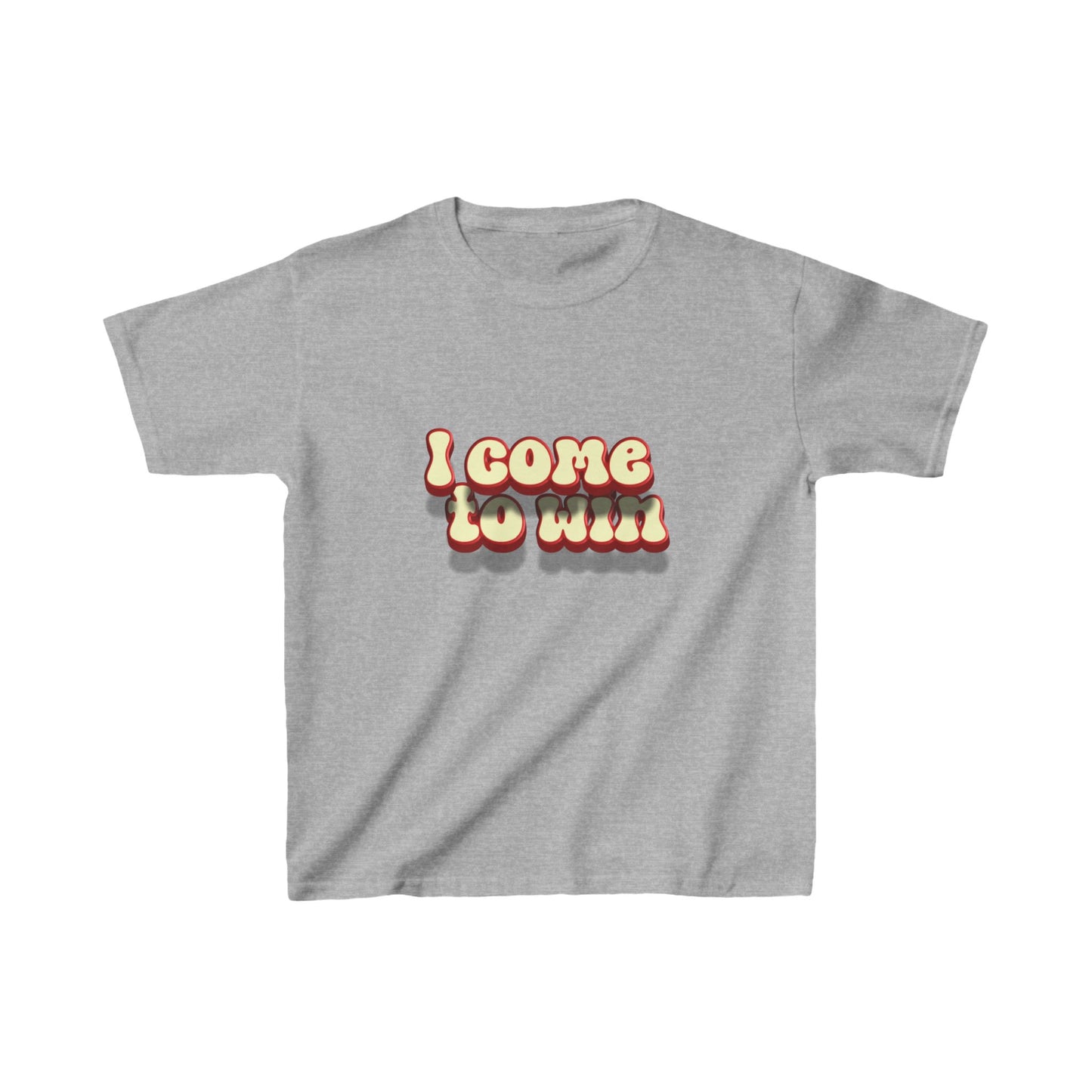 I Come To Win Kids Heavy Cotton™ Tee