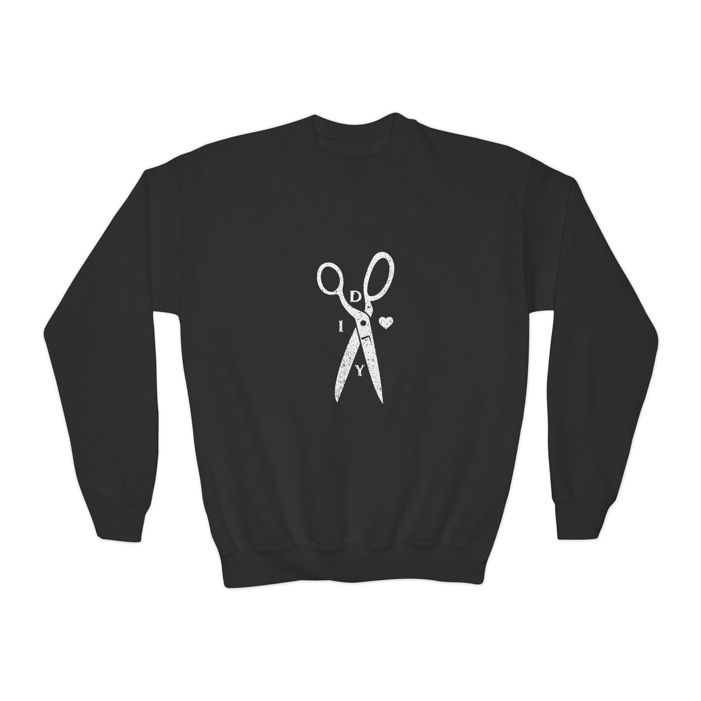Diy With Caesar Youth Crewneck Sweatshirt