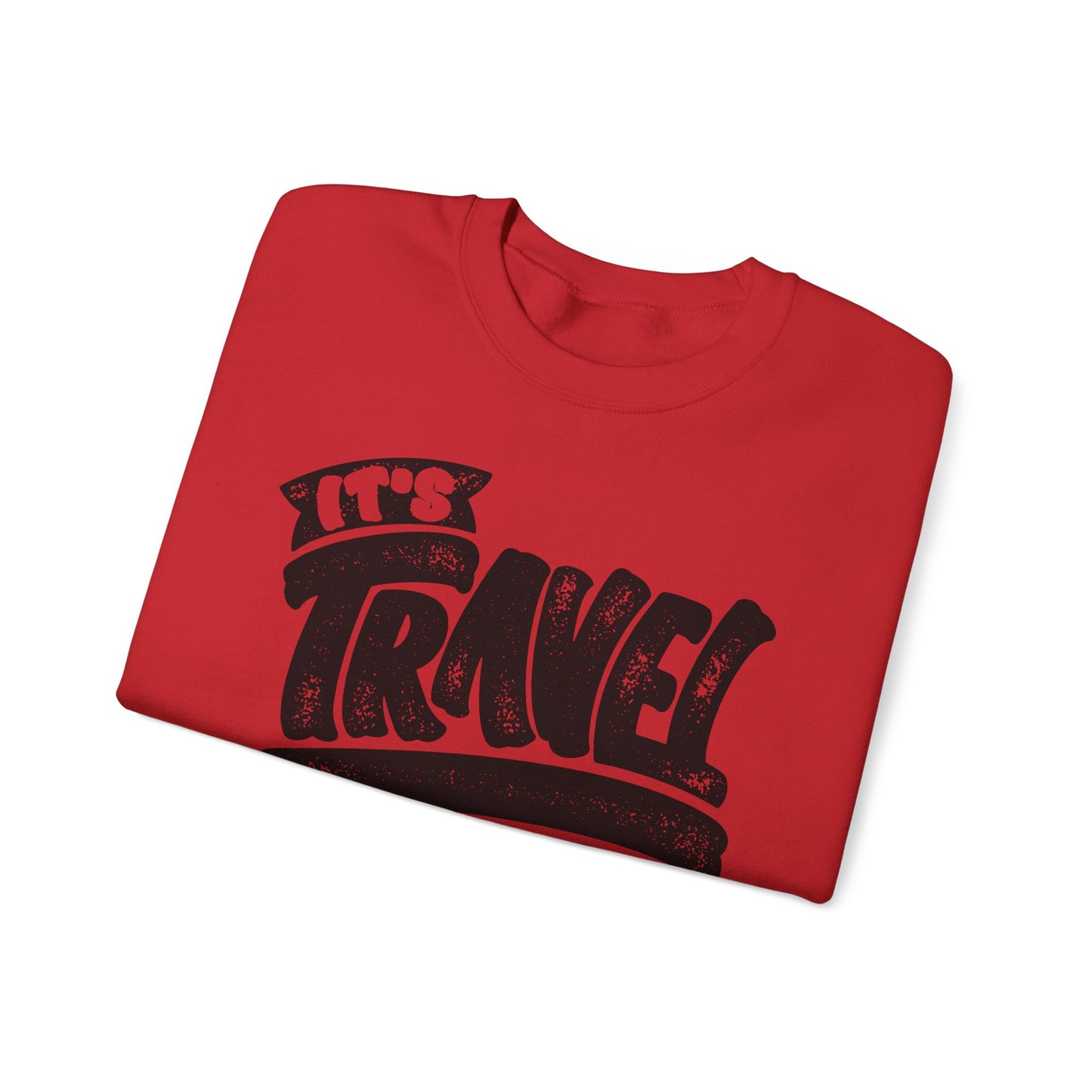 It's Travel Time Unisex Heavy Blend™ Crewneck Sweatshirt