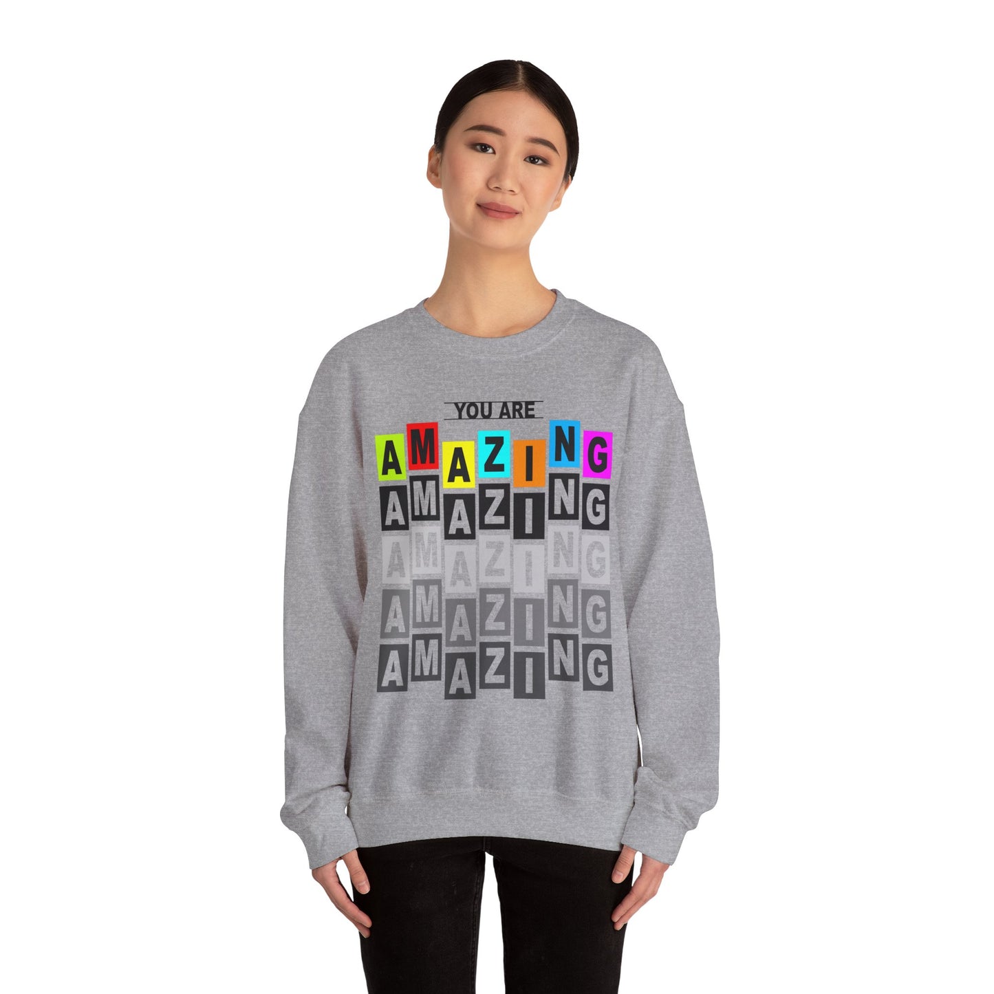 You Are Amazing Unisex Heavy Blend™ Crewneck Sweatshirt