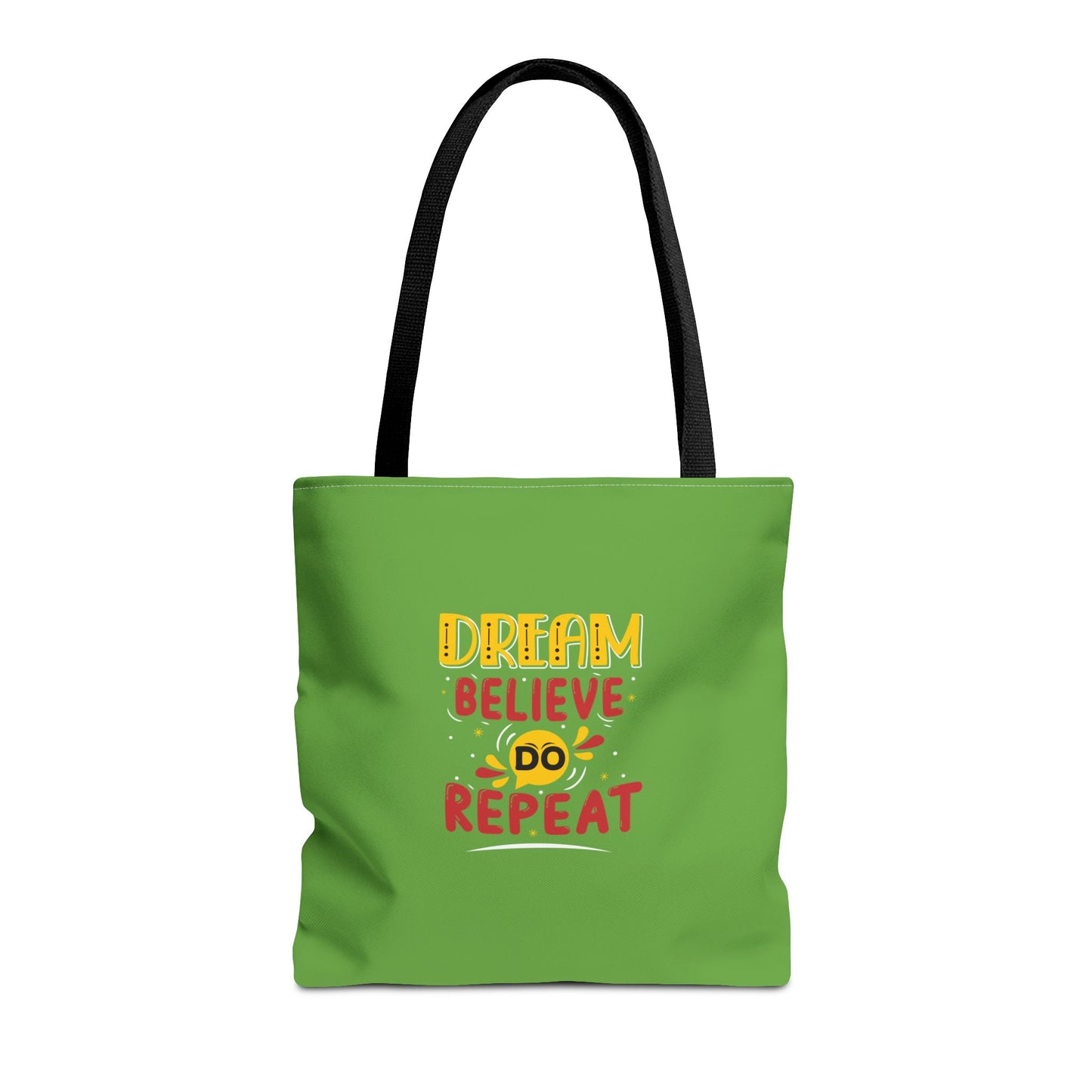 Dream Believe Do Repeat Tote Bag (AOP)