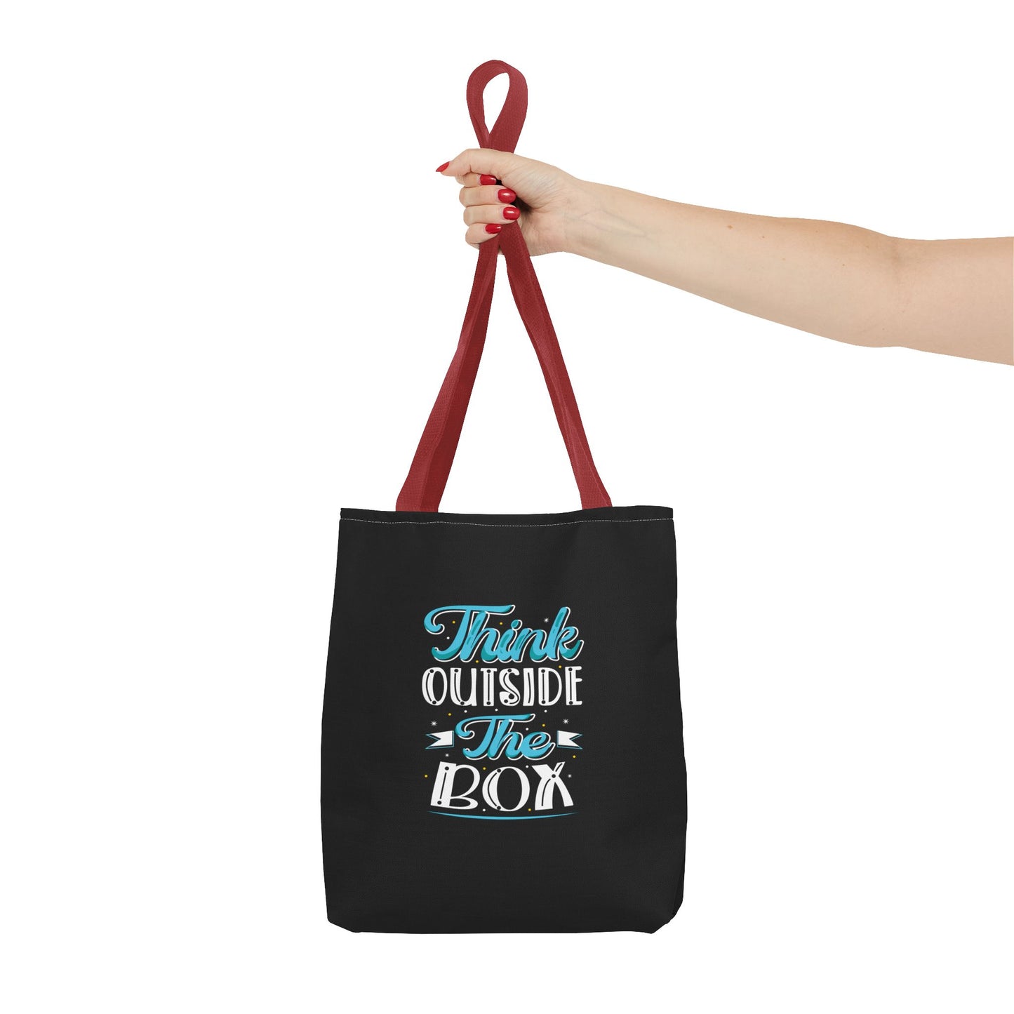 Think Outside The Box Tote Bag (AOP)