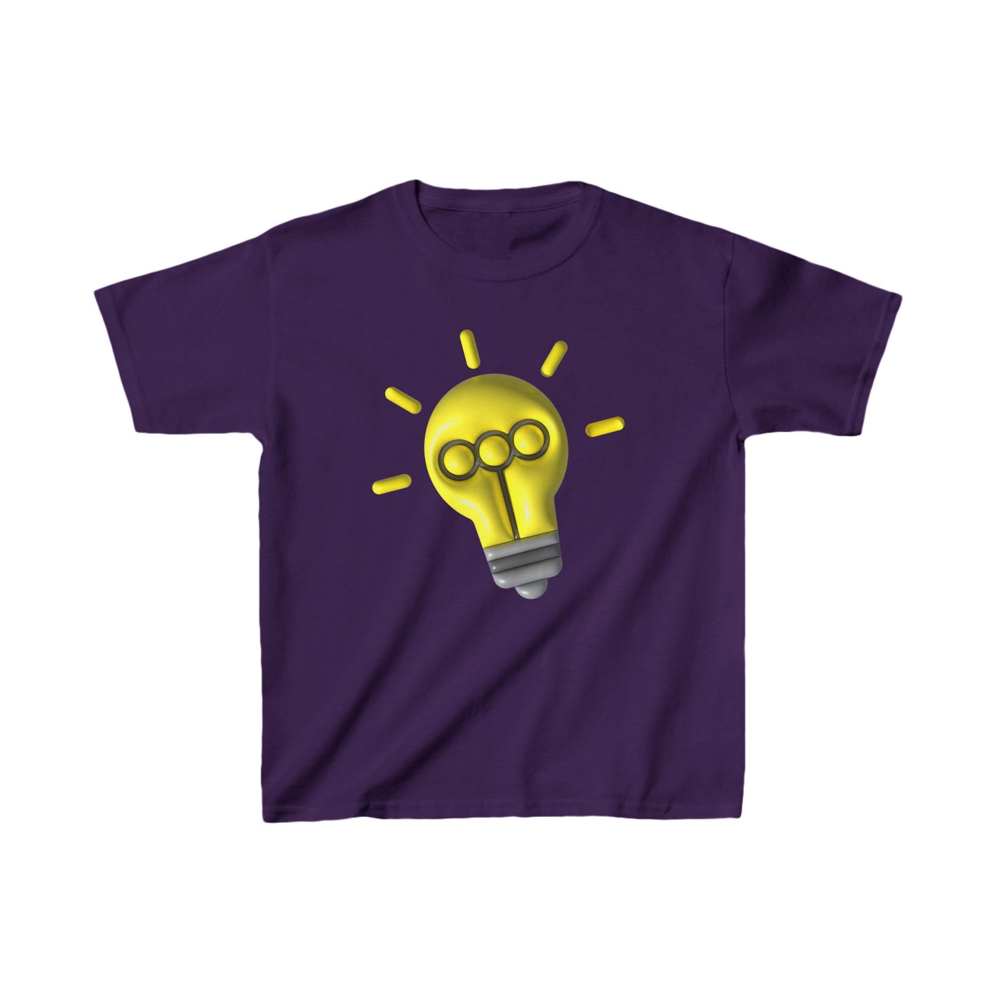 3D Light Bulb Kids Heavy Cotton™ Tee