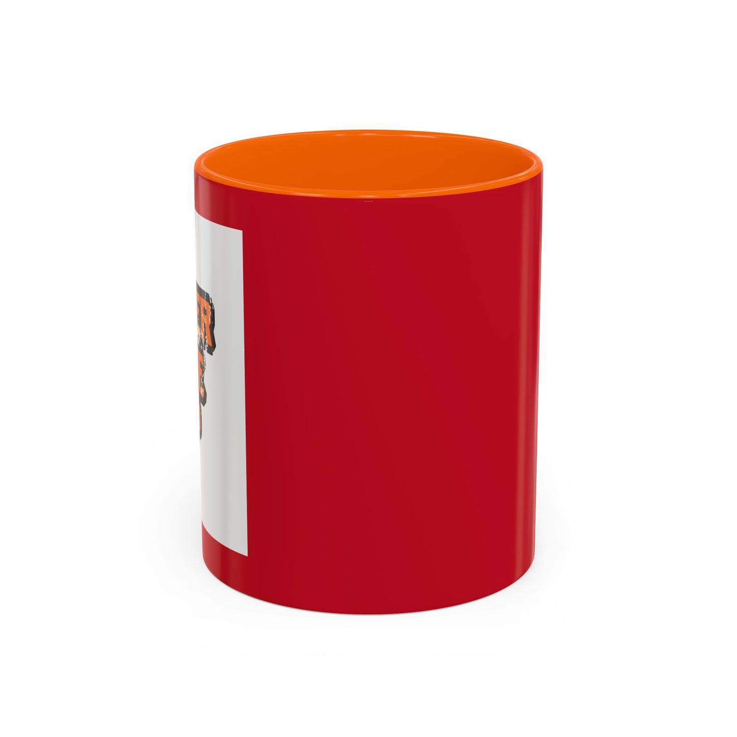 Never Give Up Accent Coffee Mug (11, 15oz)