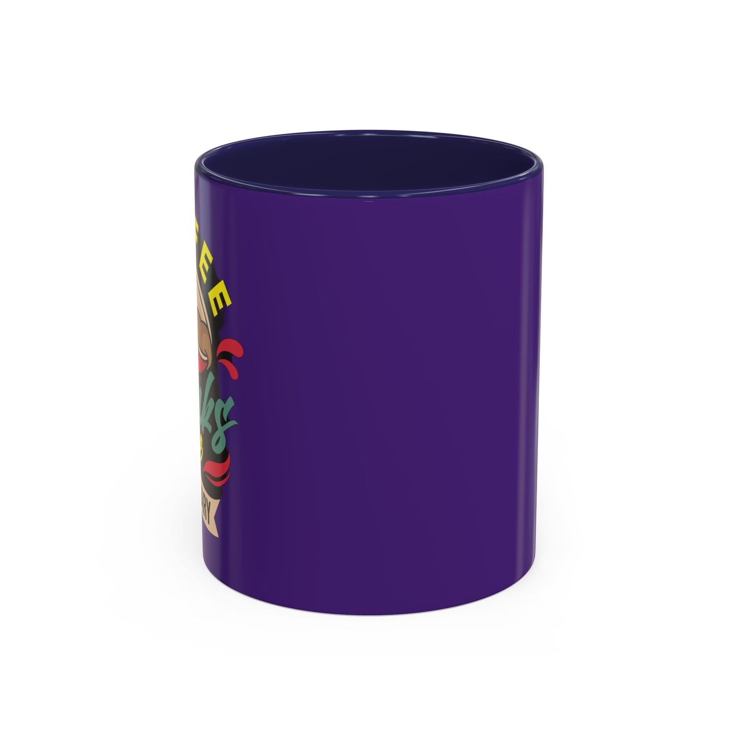 Coffee Breaks Are Necessary Accent Coffee Mug (11, 15oz)