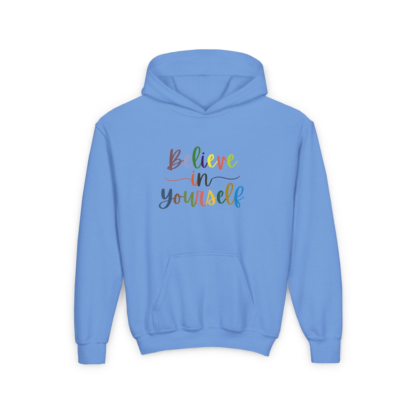 Believe In Your Self Youth Heavy Blend Hooded Sweatshirt