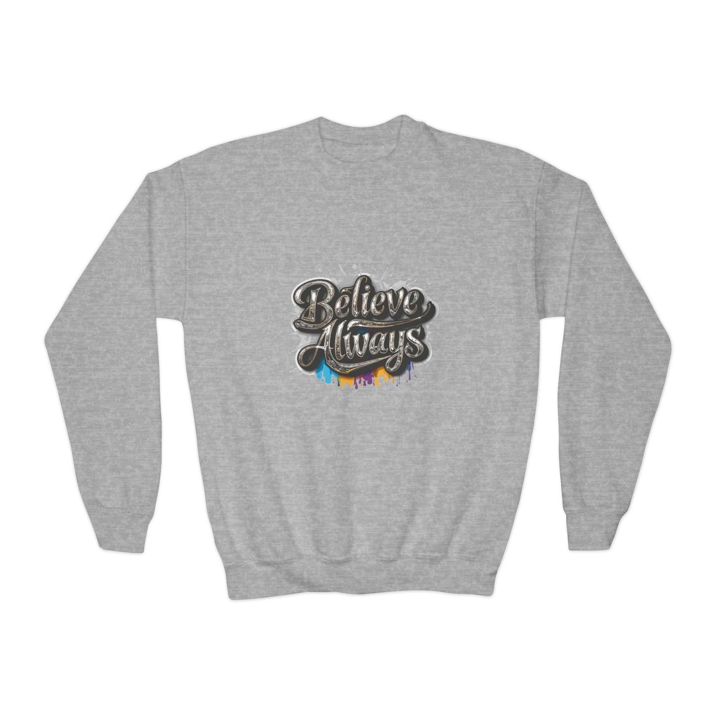 Believe Always Youth Crewneck Sweatshirt