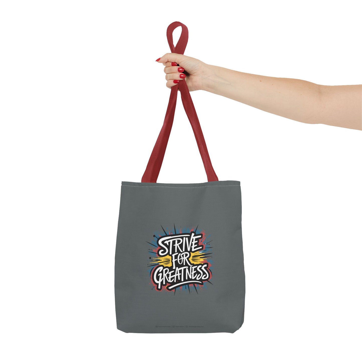 Strive For Greatness Tote Bag (AOP)