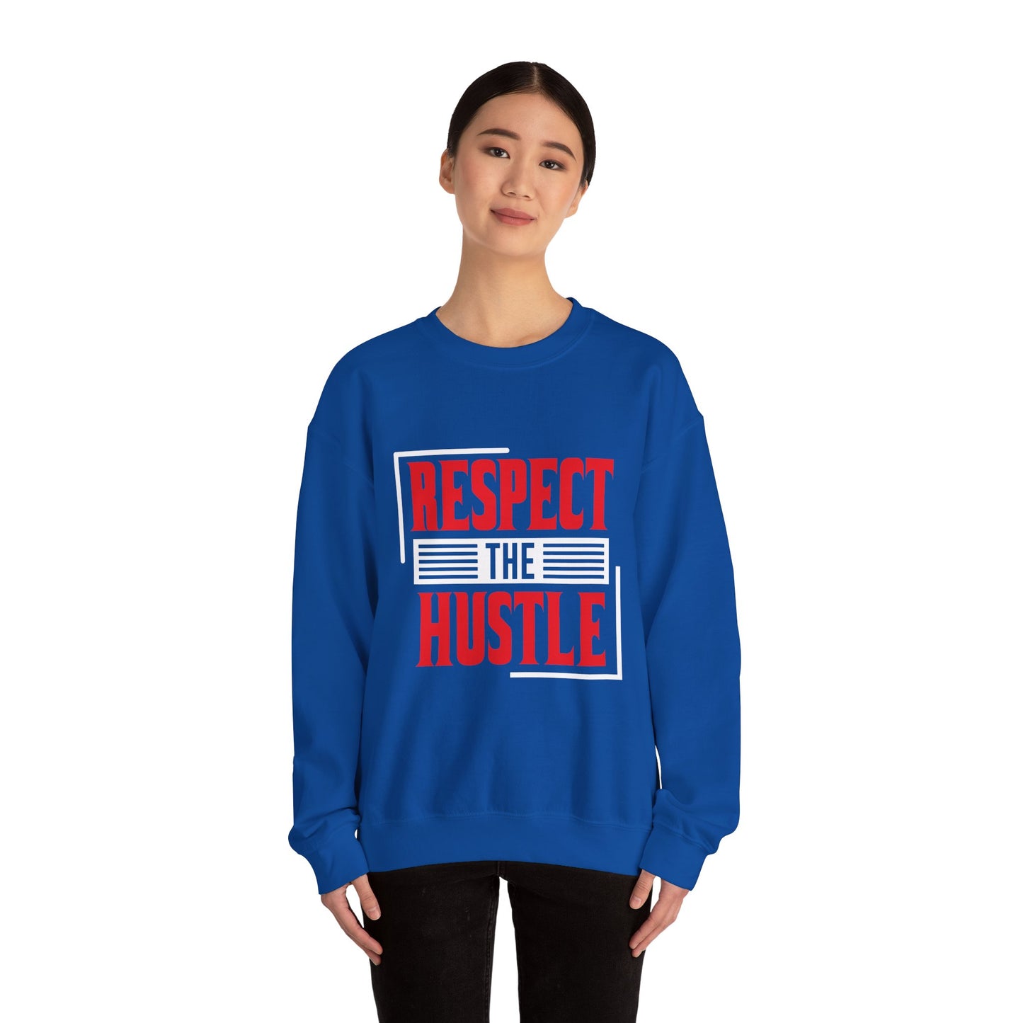 Respect The Hustle Unisex Heavy Blend™ Crewneck Sweatshirt