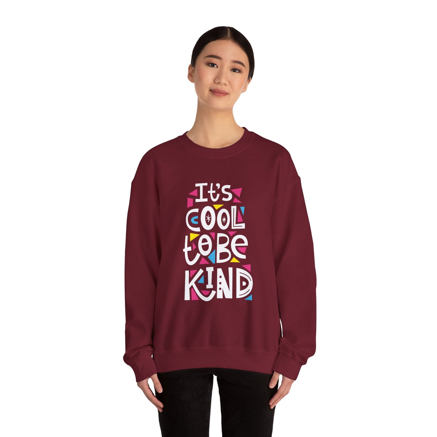 It's Cool To Be Kind Unisex Heavy Blend™ Crewneck Sweatshirt