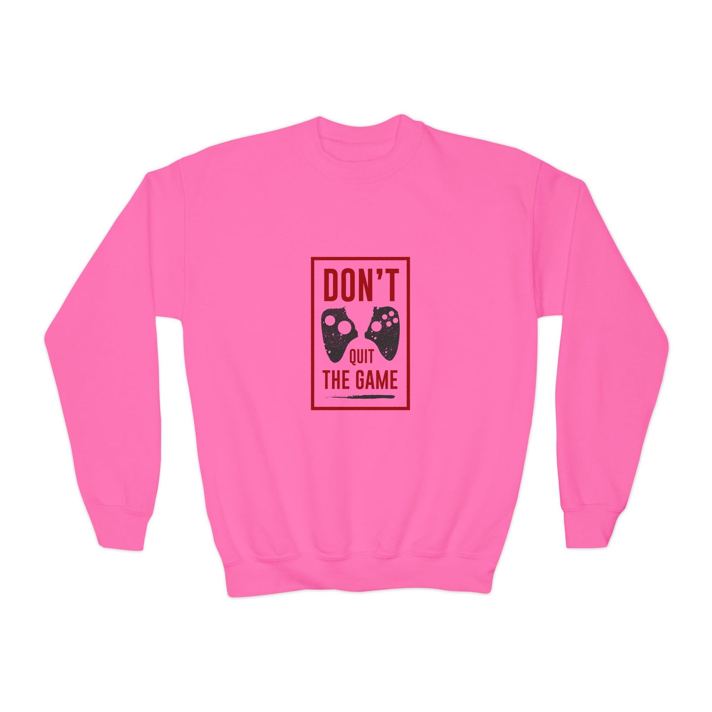 Don't Quit The Game Youth Crewneck Sweatshirt