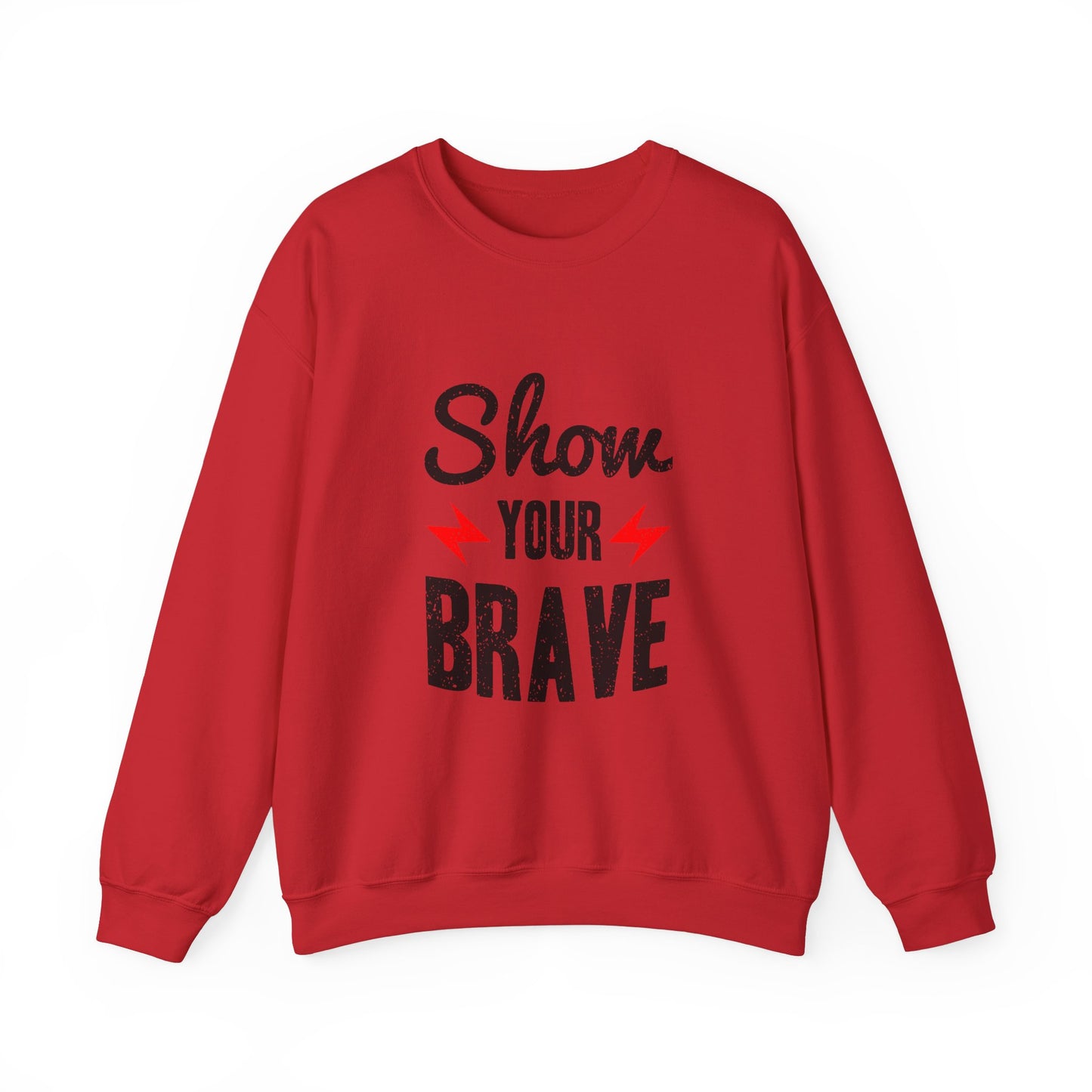 Show Your Brave Unisex Heavy Blend™ Crewneck Sweatshirt