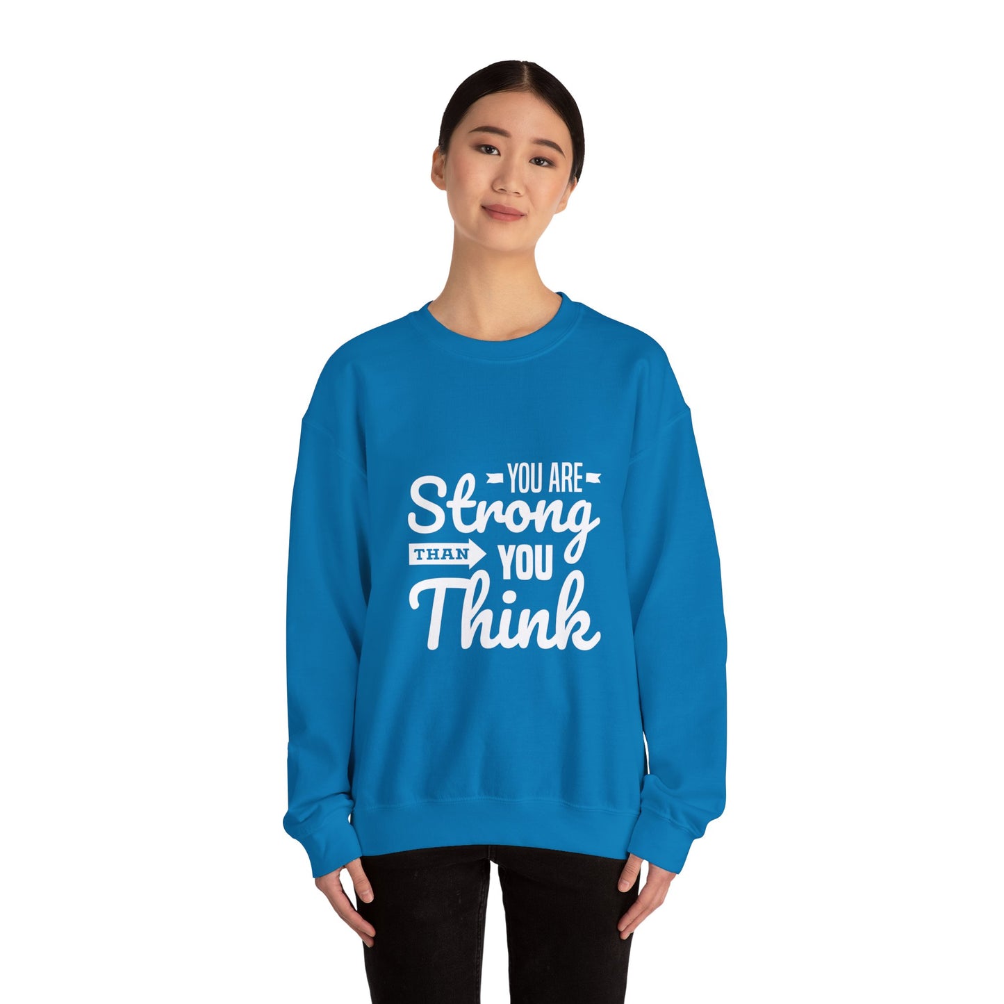 You Are Strong Than You Think Unisex Heavy Blend™ Crewneck Sweatshirt