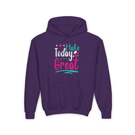 Make Today Great Youth Heavy Blend Hooded Sweatshirt